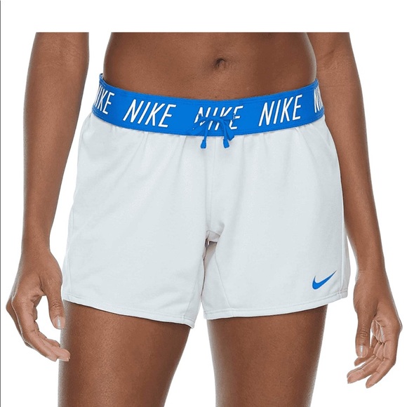 Nike Pants - Nike Grey Blue Dry Training Shorts